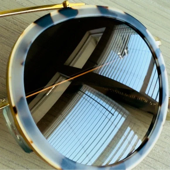 New KREWE Conti Matte Oyster 24K Sunglasses - Picture 8 of 15